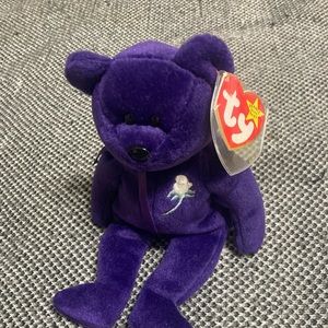 Original Princess Diana beanie baby bear 1996 rare